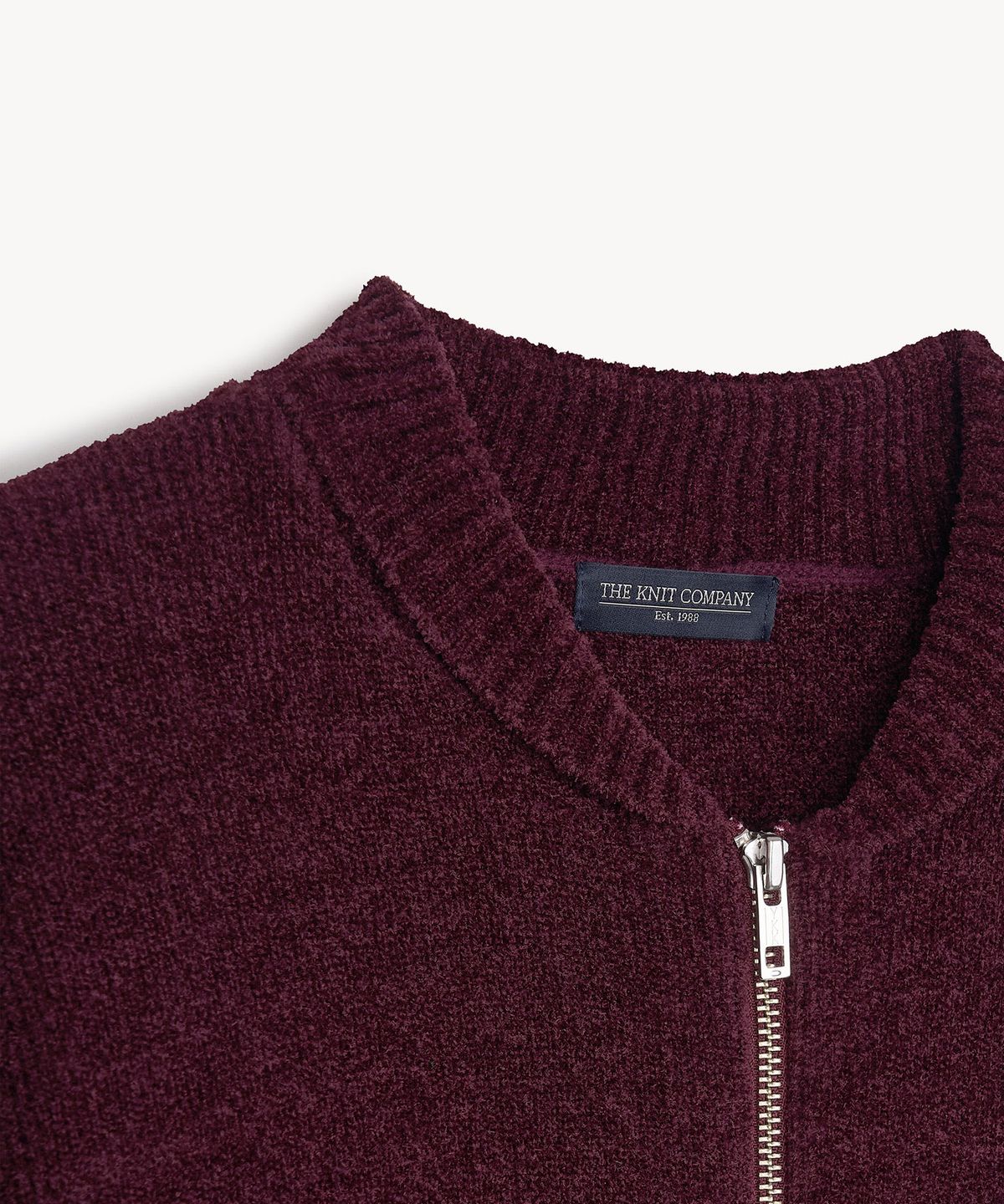 더니트컴퍼니(THEKNITCOMPANY) 셔닐 니트 봄버 자켓 3color