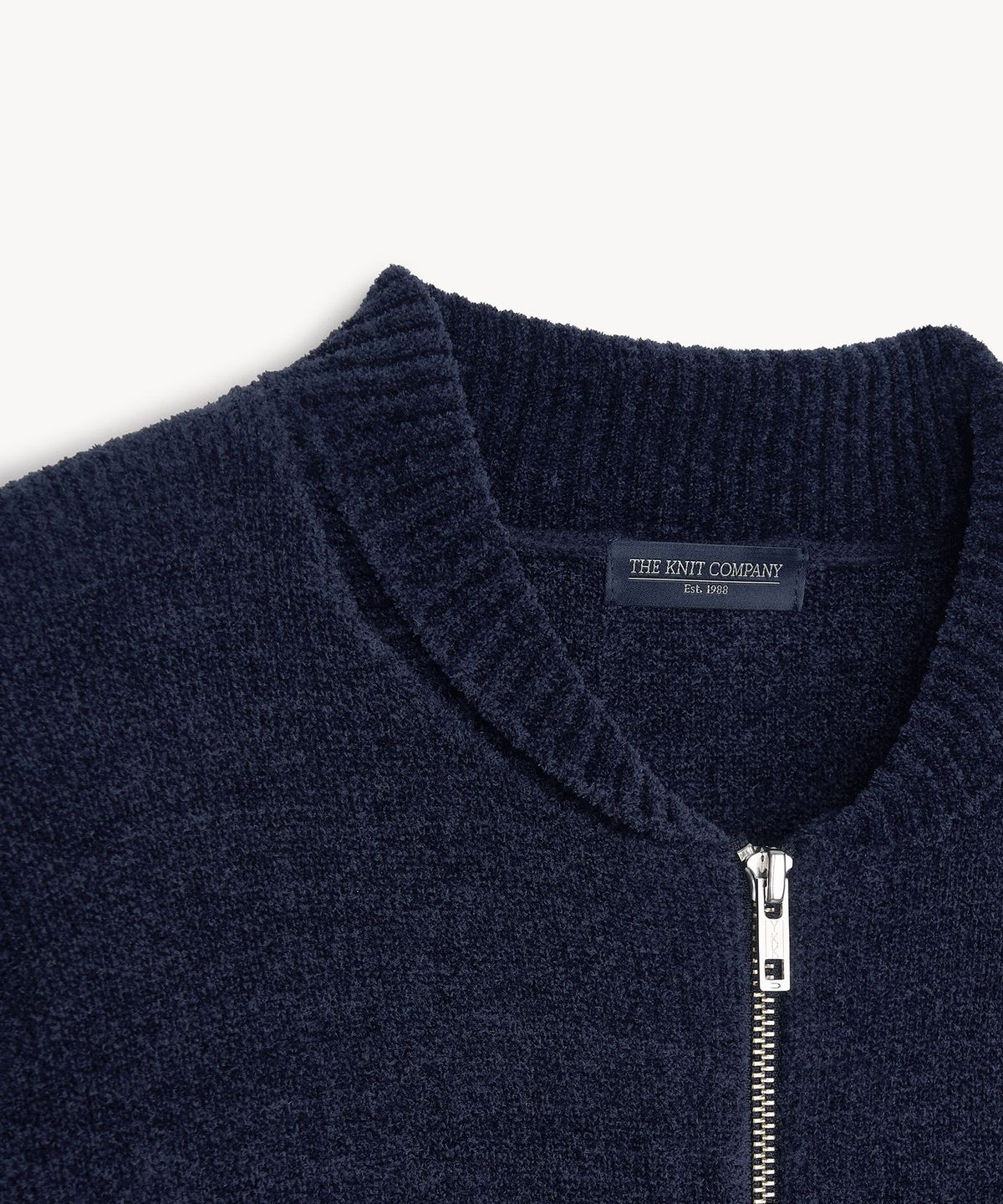 더니트컴퍼니(THEKNITCOMPANY) 셔닐 니트 봄버 자켓 3color