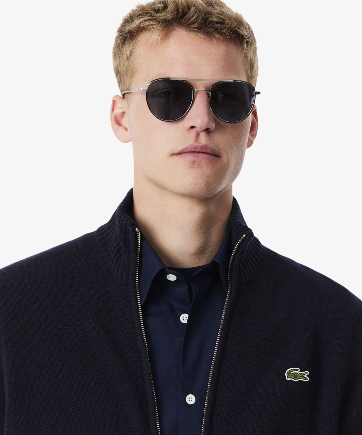 라코스테(LACOSTE) 남성 방모 풀집업 가디건 AH5181-56N 166