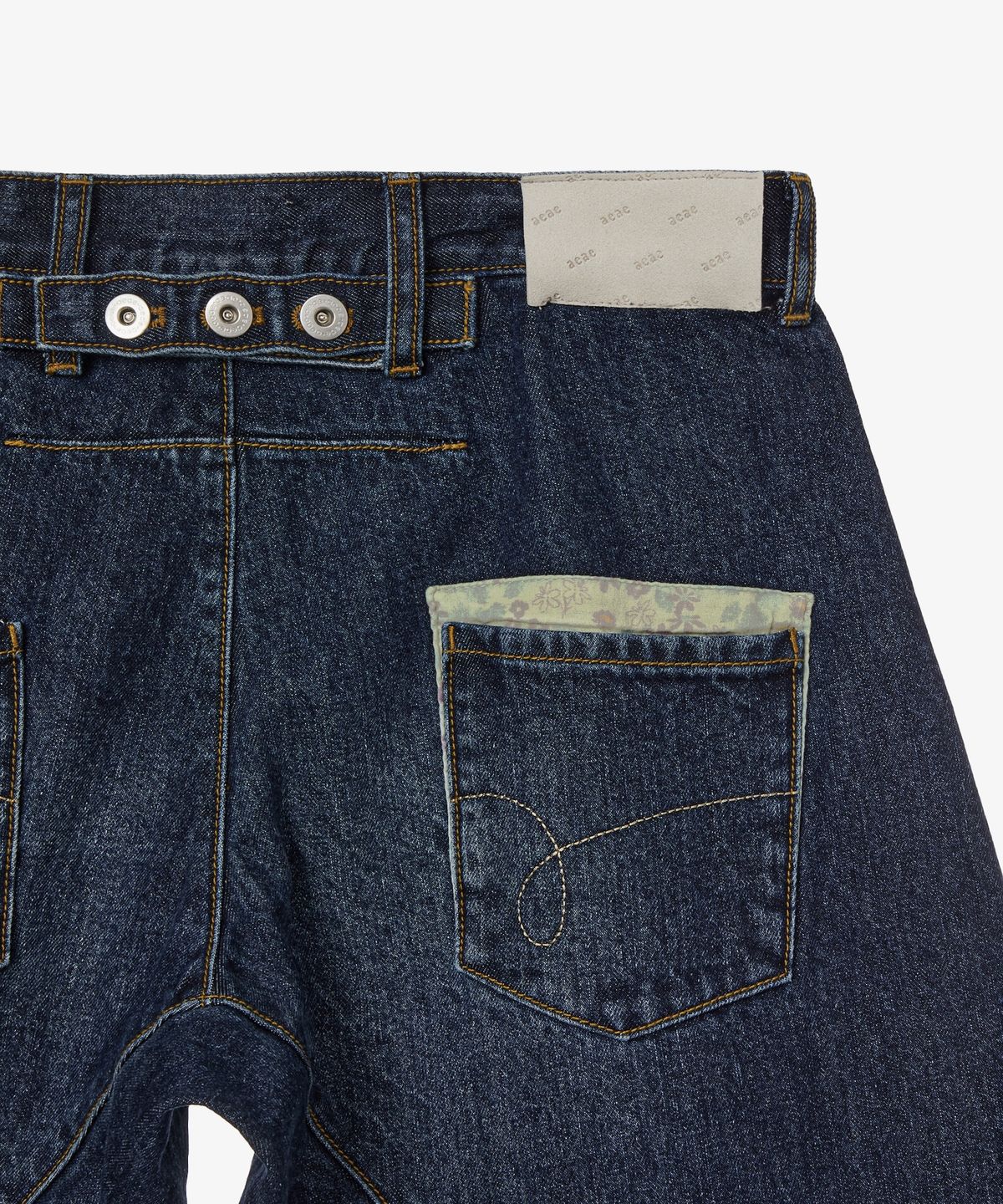 에이이에이이(AEAE) POCKET PATCHWORK ENGINEERED PANTS [DARK BLUE]