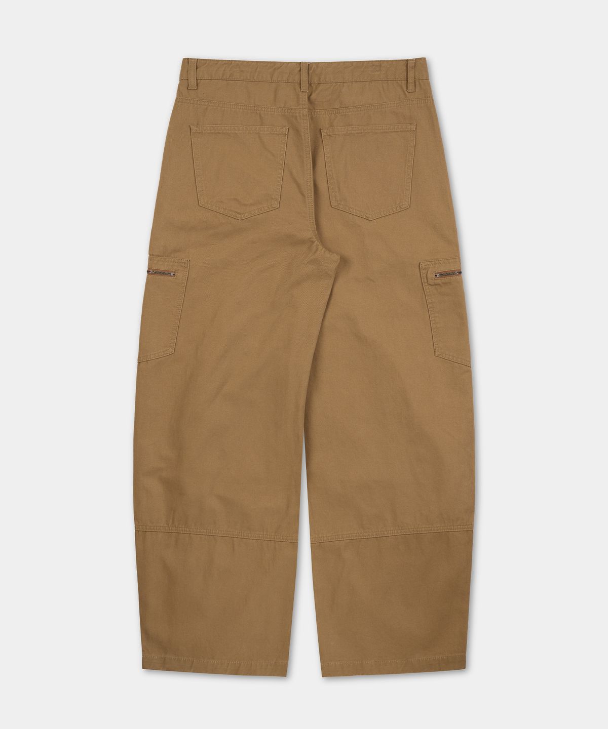 엑스컨테이너(EXCONTAINER) 워시드 커브드 카고 팬츠 (BEIGE)