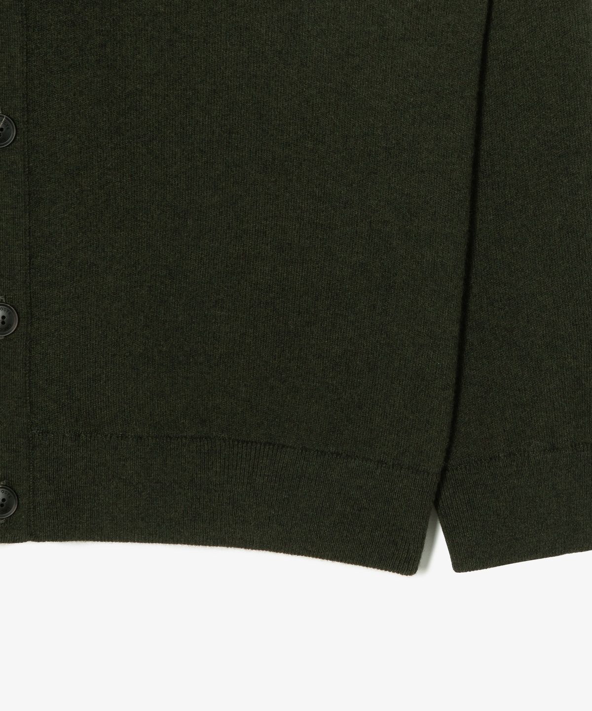라코스테(LACOSTE) 남성 배색 레이어드 방모 V넥 가디건 AH760E-56N BMY