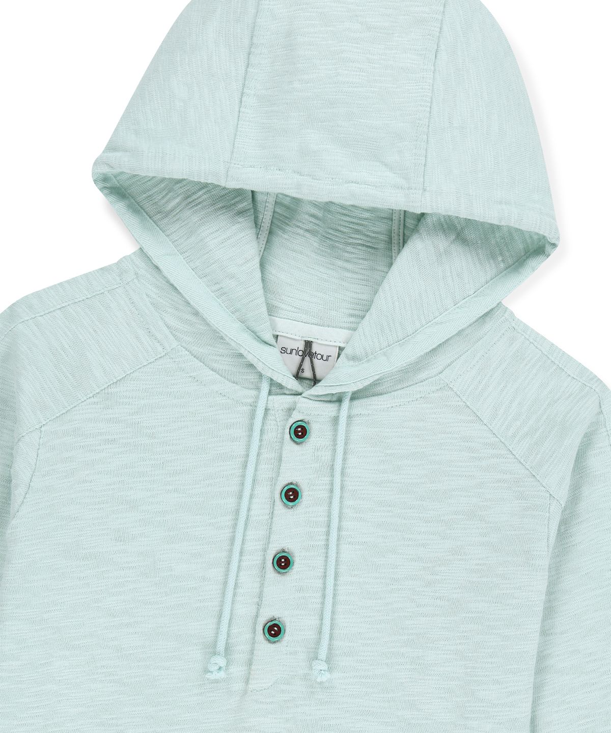 썬러브투어(SUNLOVETOUR) Slub Hooded LS Tee Mint