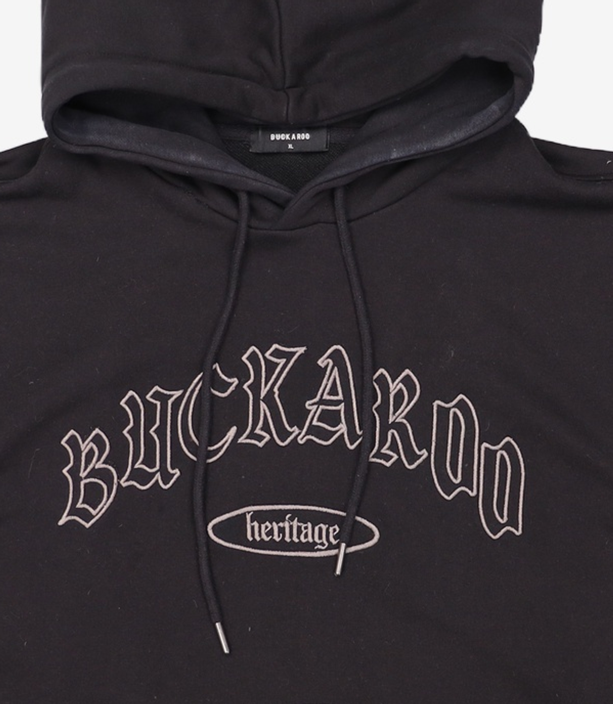 버커루(BUCKAROO) C/P 쭈리 후드티셔츠 블랙 XL