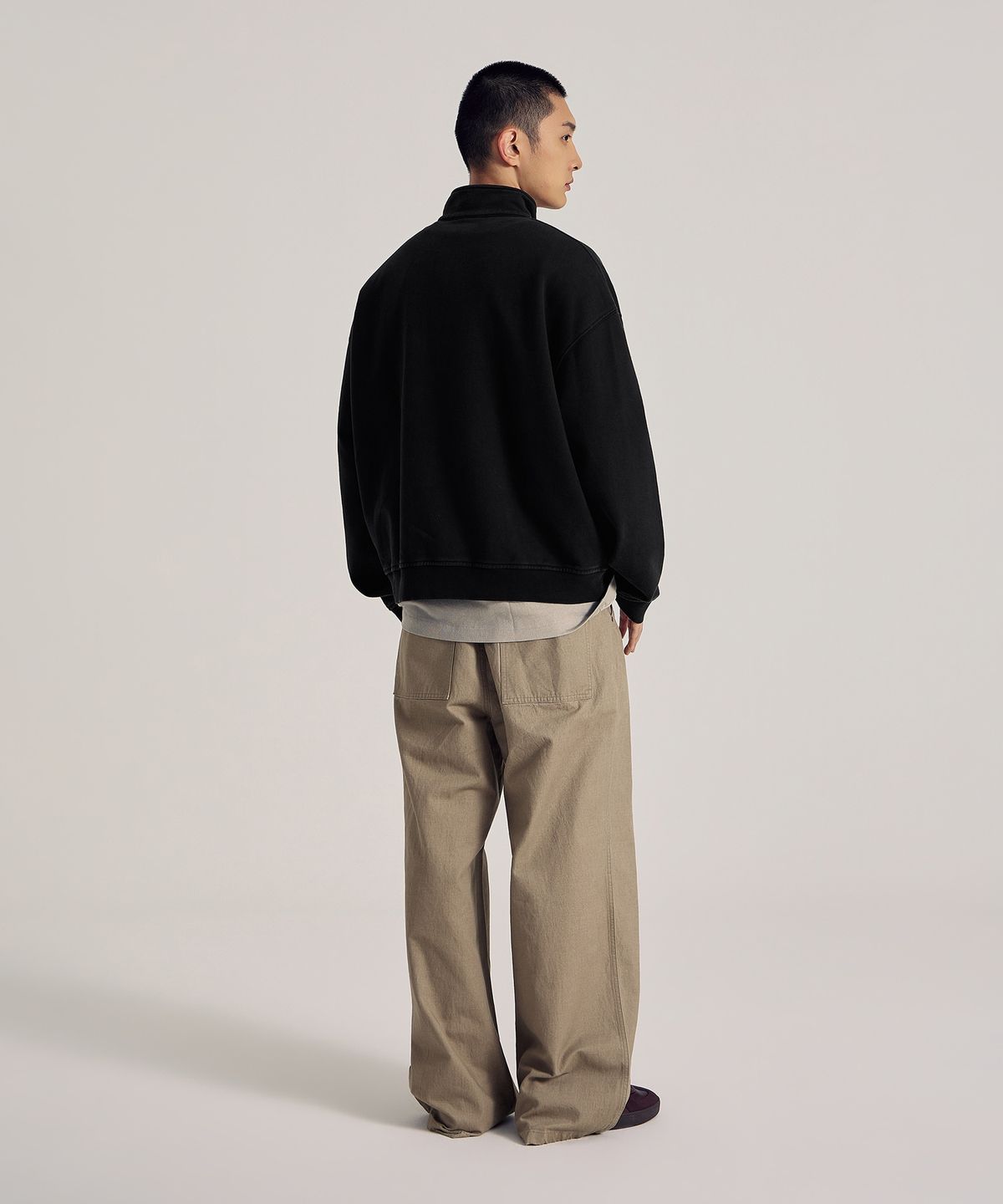라코스테(LACOSTE) 남성 워시드 코튼 릴랙스핏 치노 팬츠 HH634E-56N I18