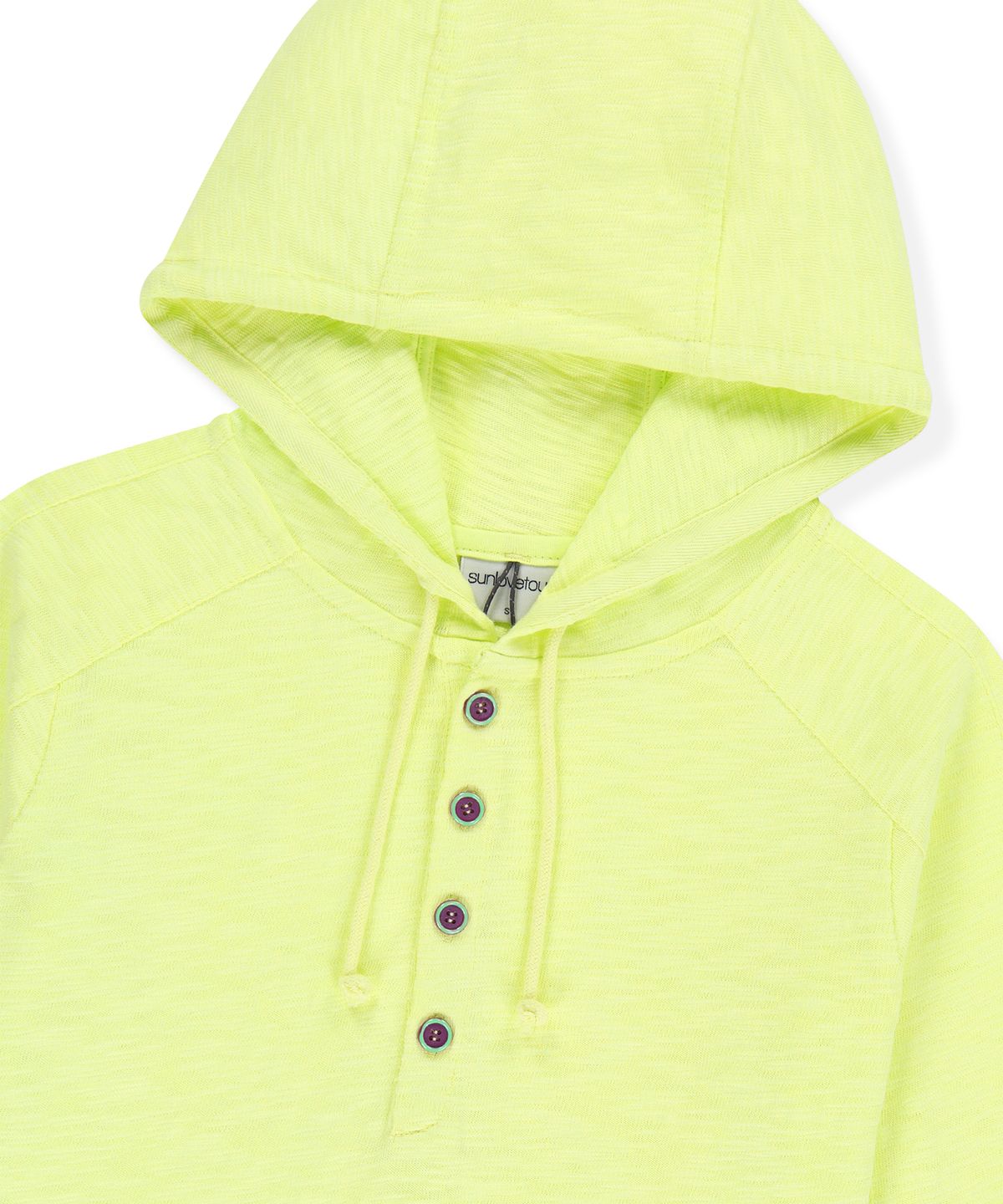 썬러브투어(SUNLOVETOUR) Slub Hooded LS Tee Lemon