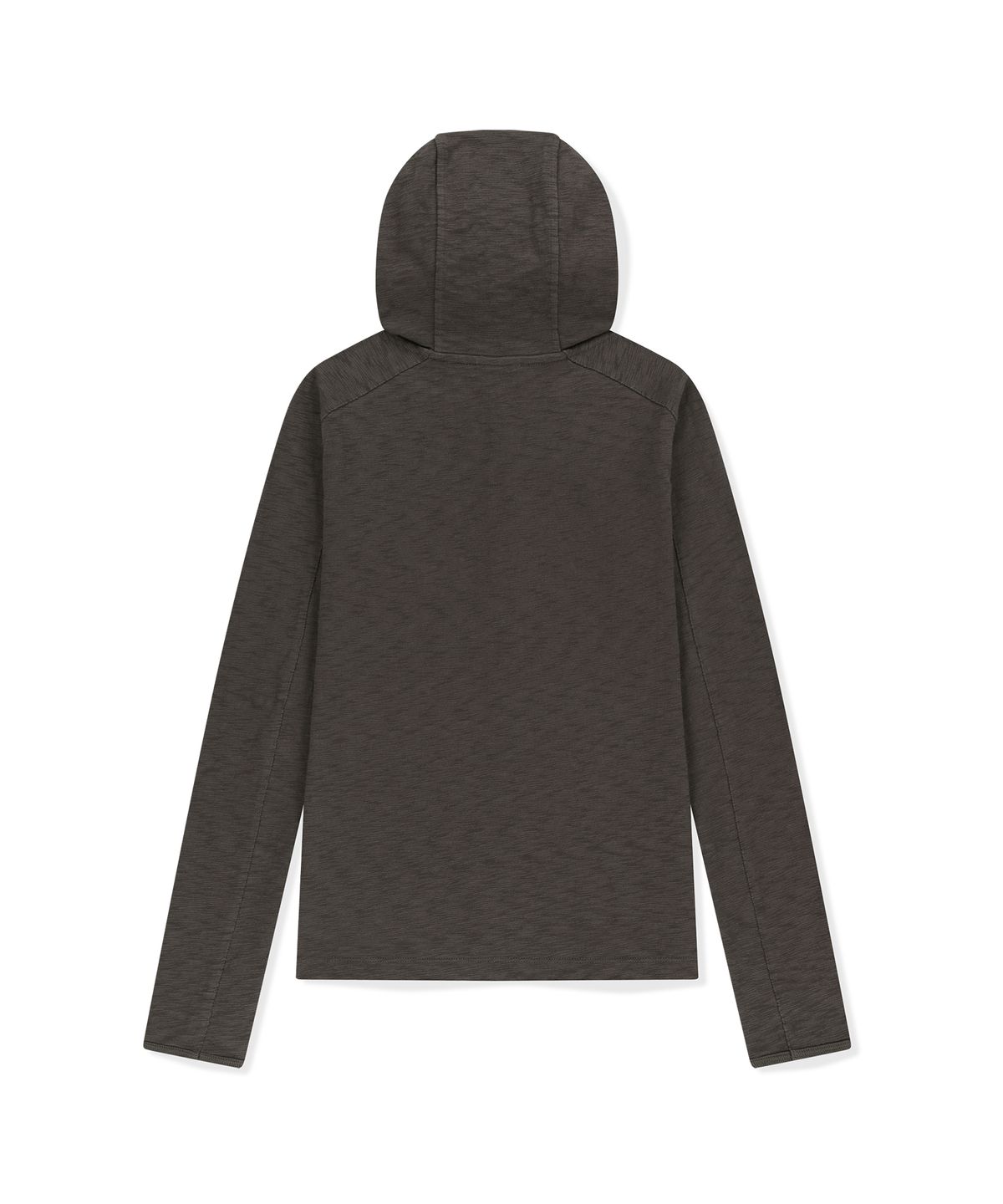 썬러브투어(SUNLOVETOUR) Slub Hooded LS Tee Charcoal