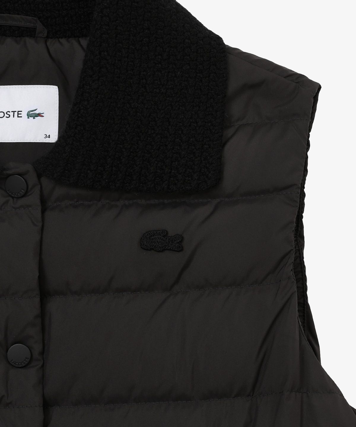 라코스테(LACOSTE) 여성 스웨터 카라 다운 베스트 BF422E-56N 031