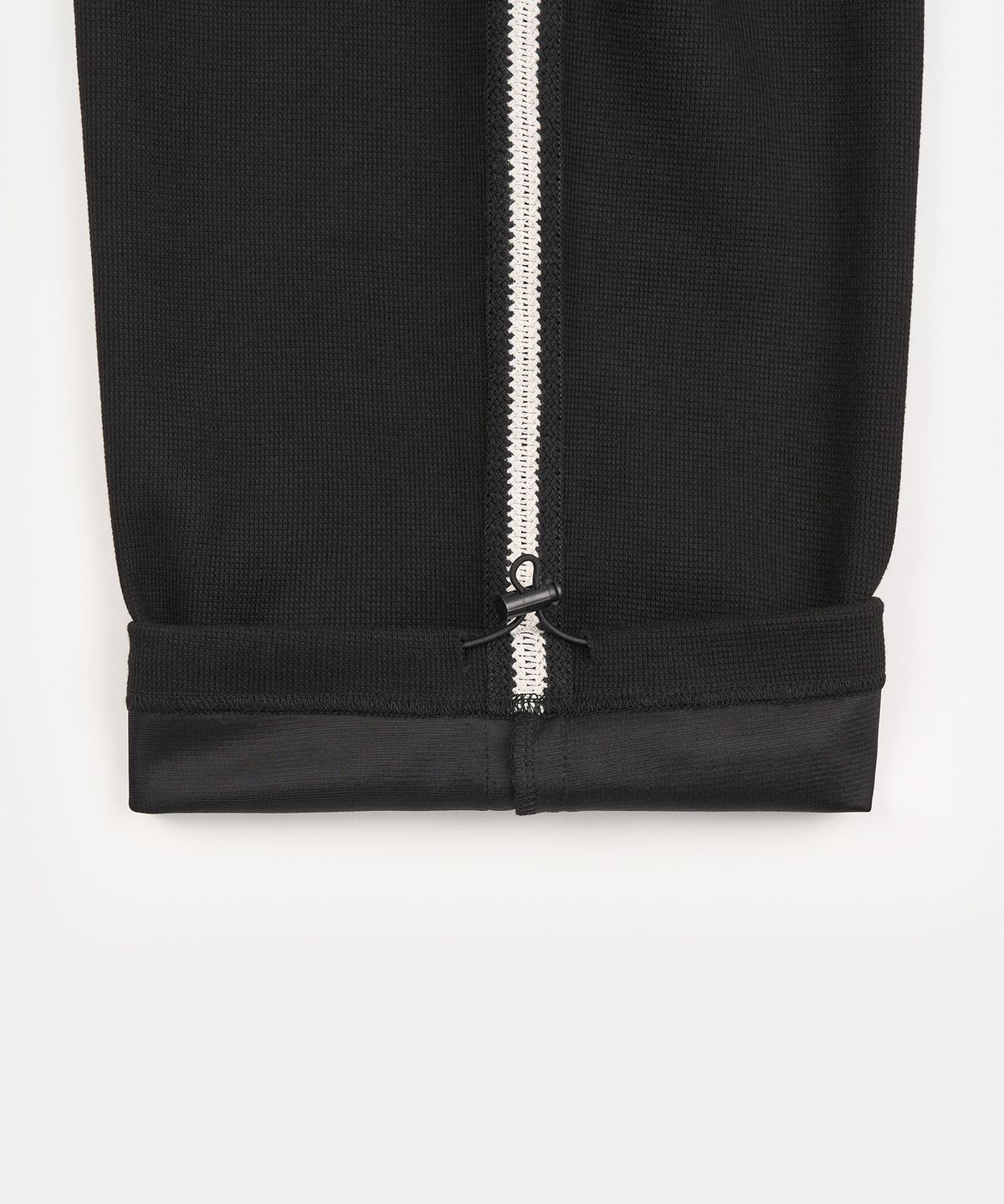 엑스컨테이너(EXCONTAINER) 와플 사이드 라인 트랙 팬츠 (BLACK)