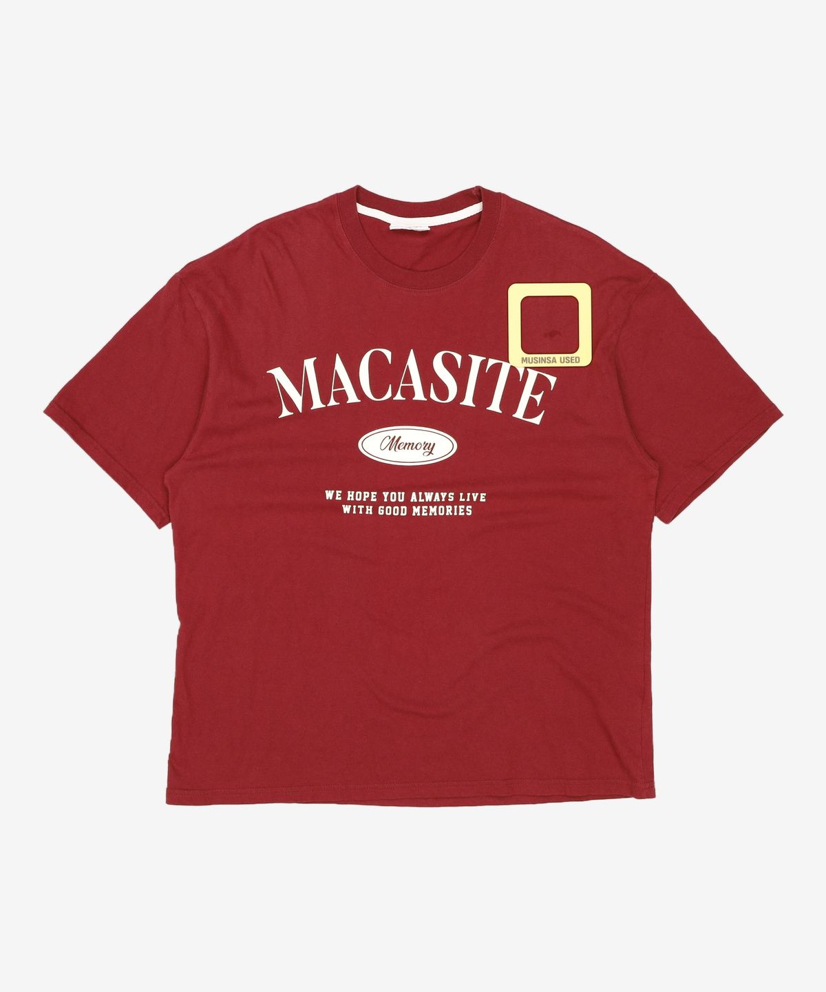 마카사이트(MACASITE) 반소매 티셔츠 M