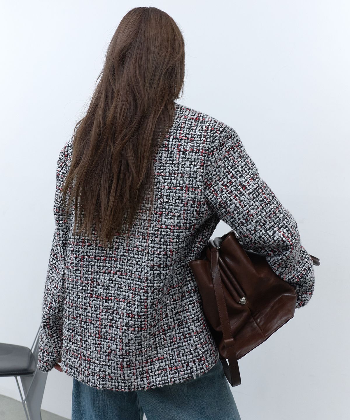 라피네아뜰리에(RAFFINE ATELIER) 메종 트위드 자켓 화이트