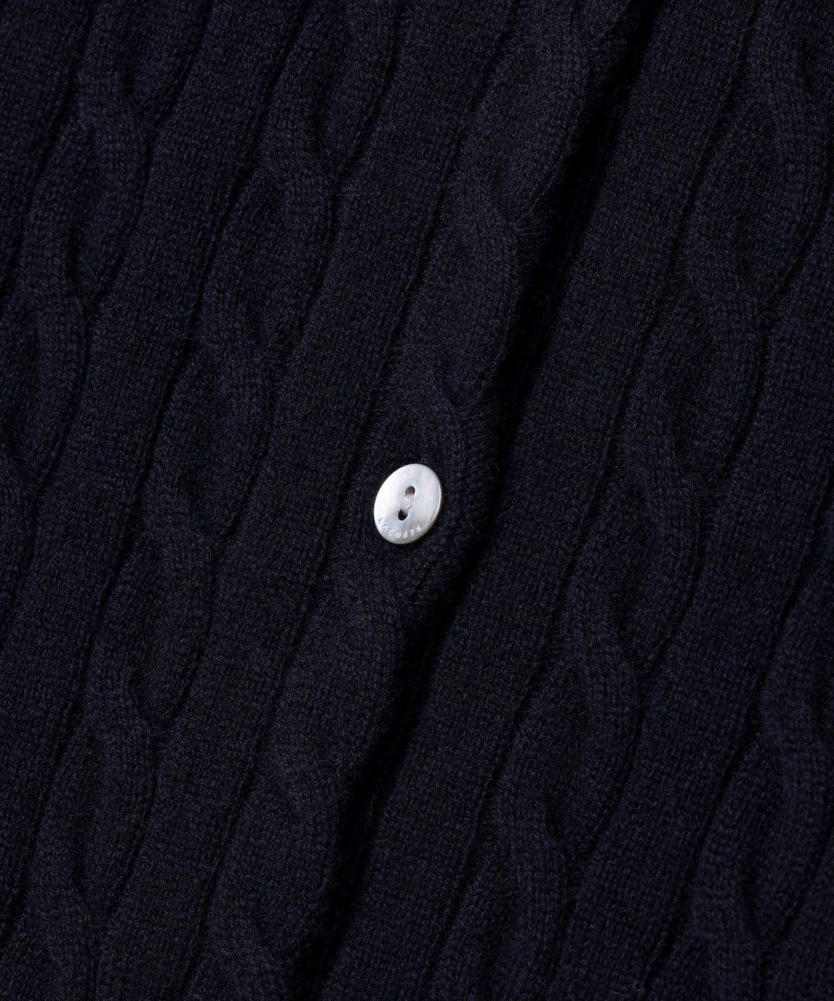 라코스테(LACOSTE) 여성 케이블 크루넥 가디건 AF093E-56N HDE