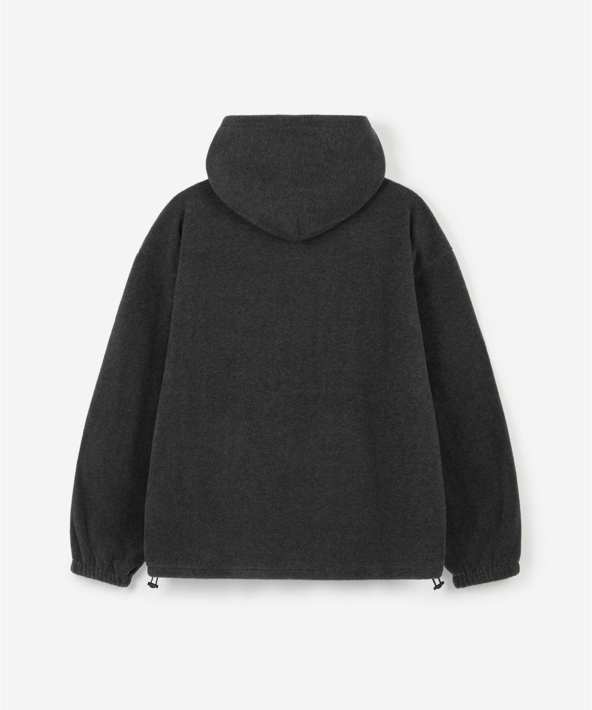 티엔지티(TNGT) Oversized Fleece Hooded Sweatshirt (Dark Grey) TNTS6F101CG