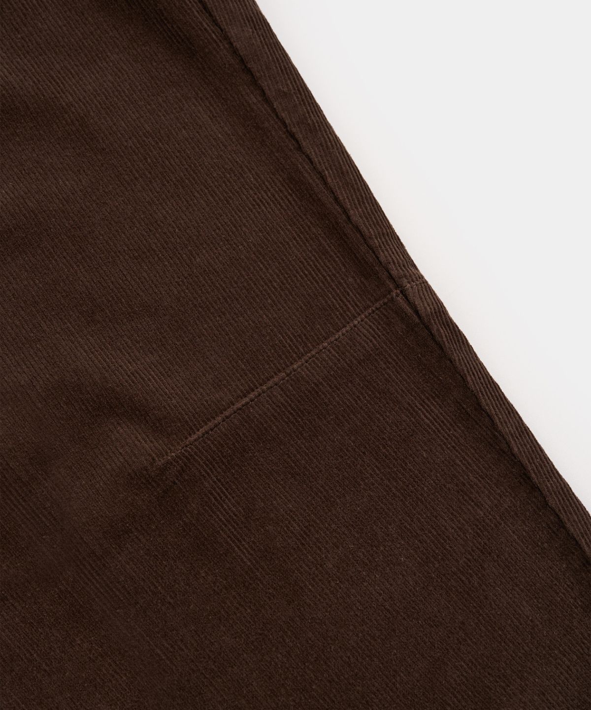 엑스컨테이너(EXCONTAINER) 커브드 와이드 코듀로이 팬츠 (BROWN)