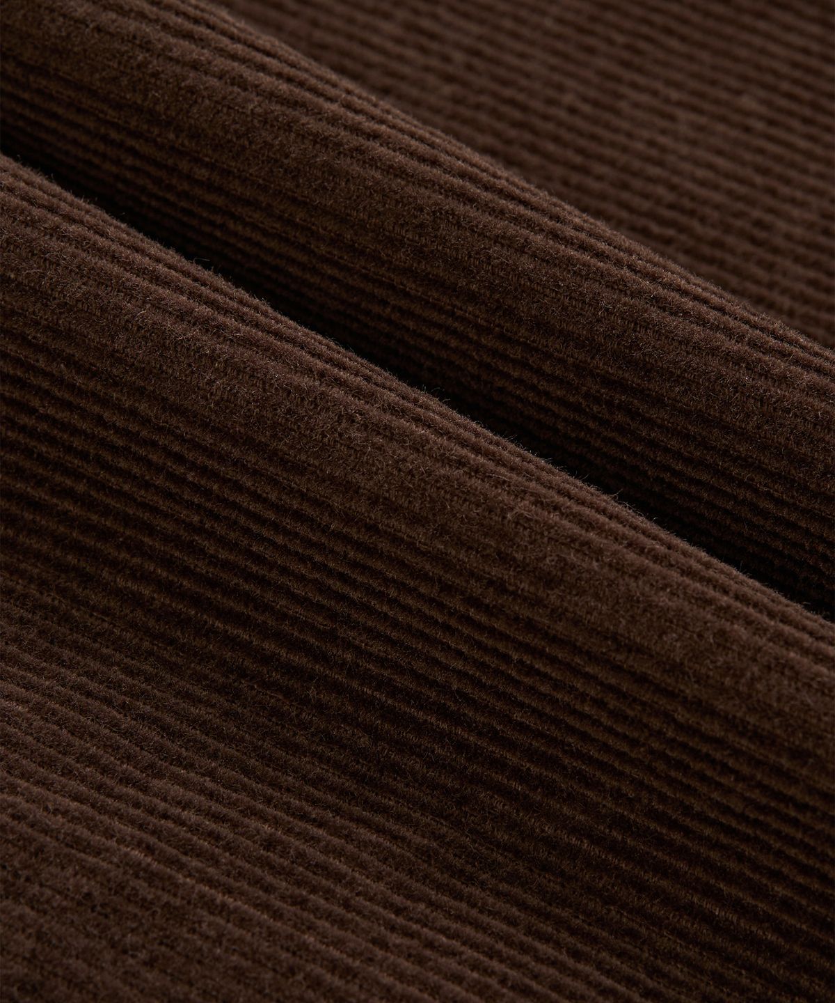 엑스컨테이너(EXCONTAINER) 커브드 와이드 코듀로이 팬츠 (BROWN)