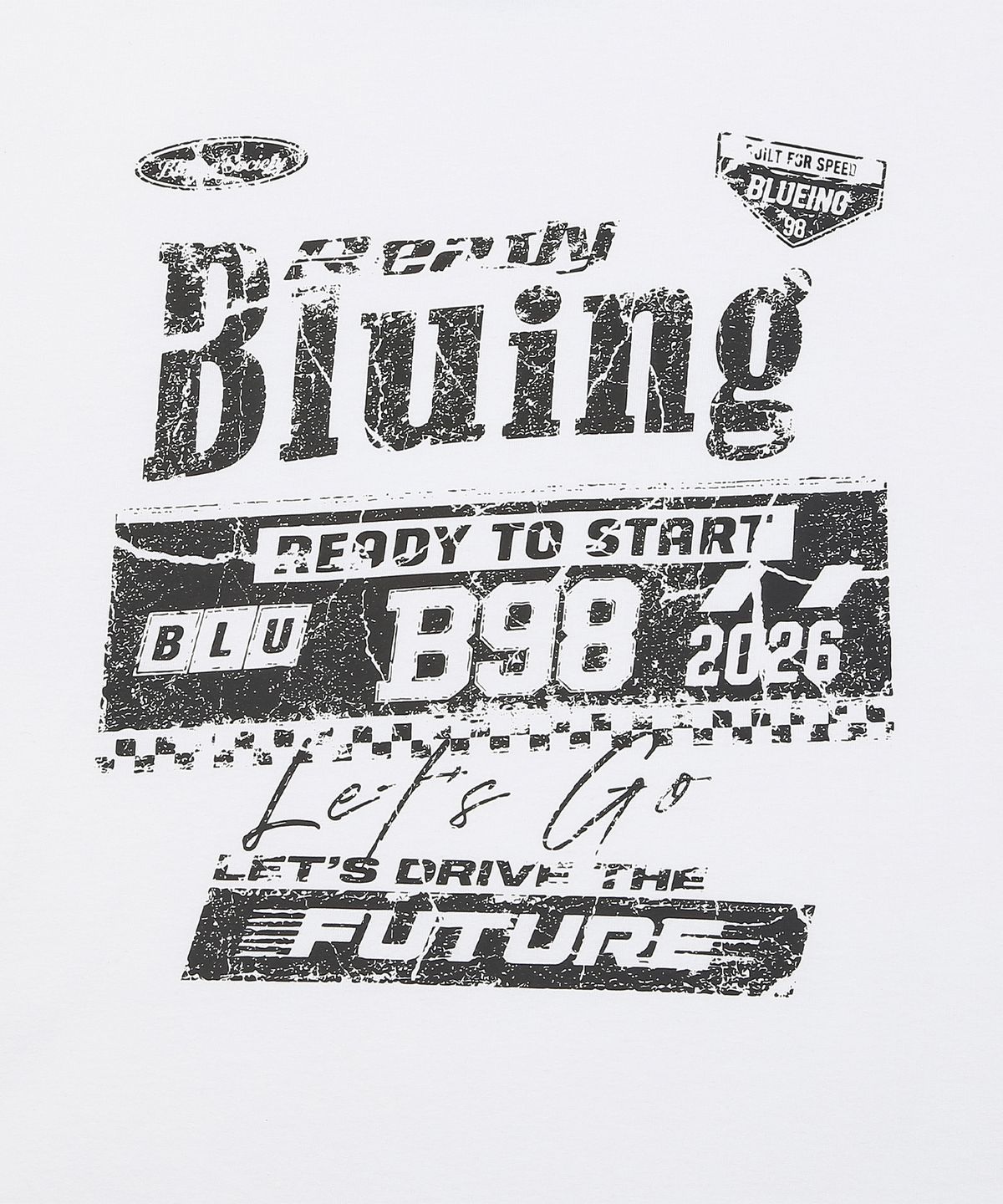 블루잉(BLUEING) BLUEING FUTURE LONG SLEEVE [WHITE]