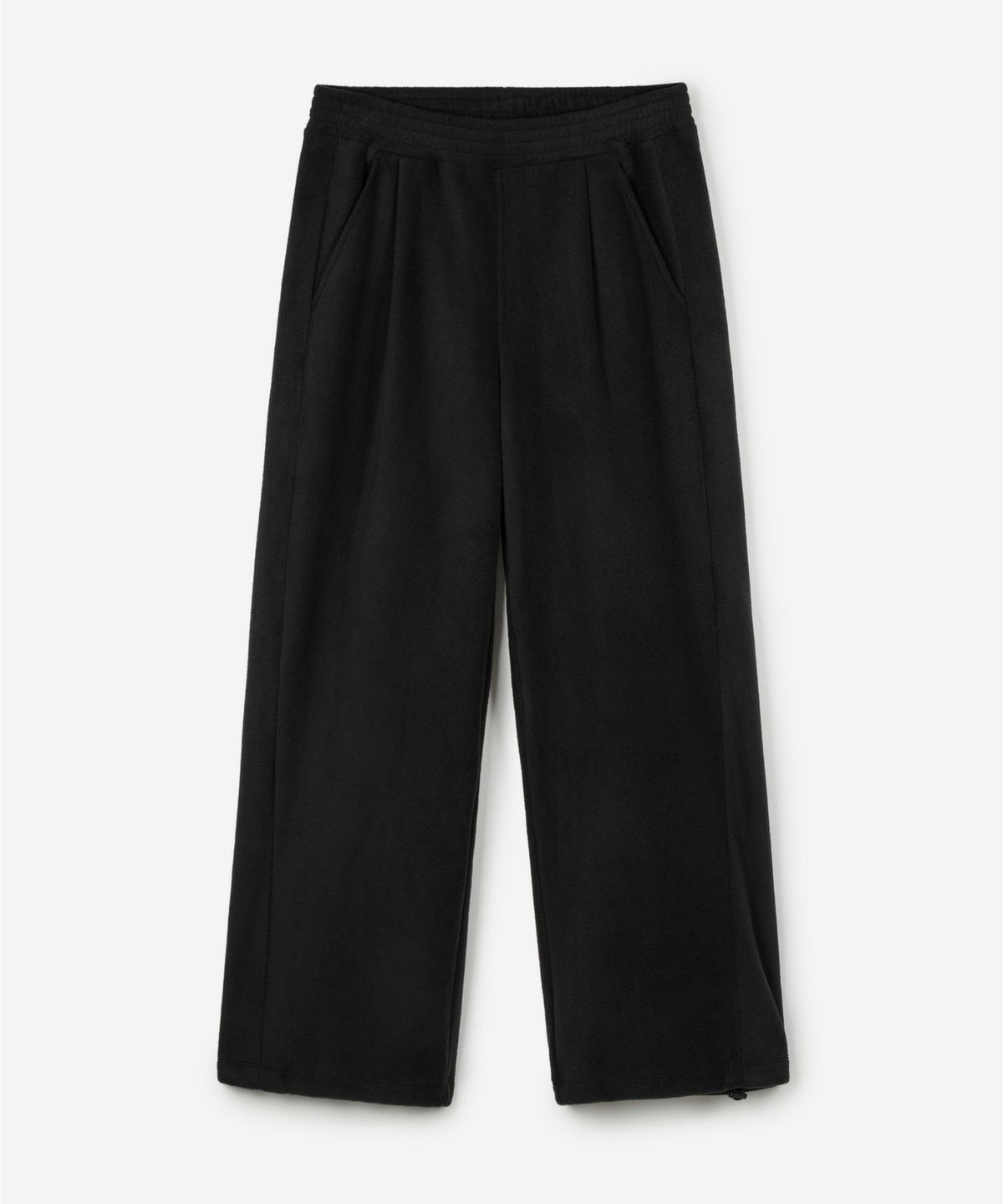 티엔지티(TNGT) Fleece Wide-Leg Pants (Black) TNPA6F112BK