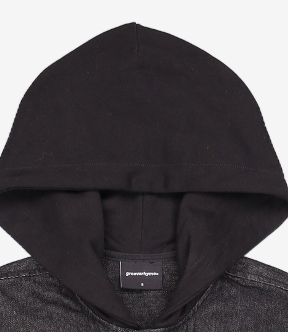 그루브라임(GROOVE RHYME) SHIRKET HOOD OUTER (BLACK) [LRSFCSA745M] S