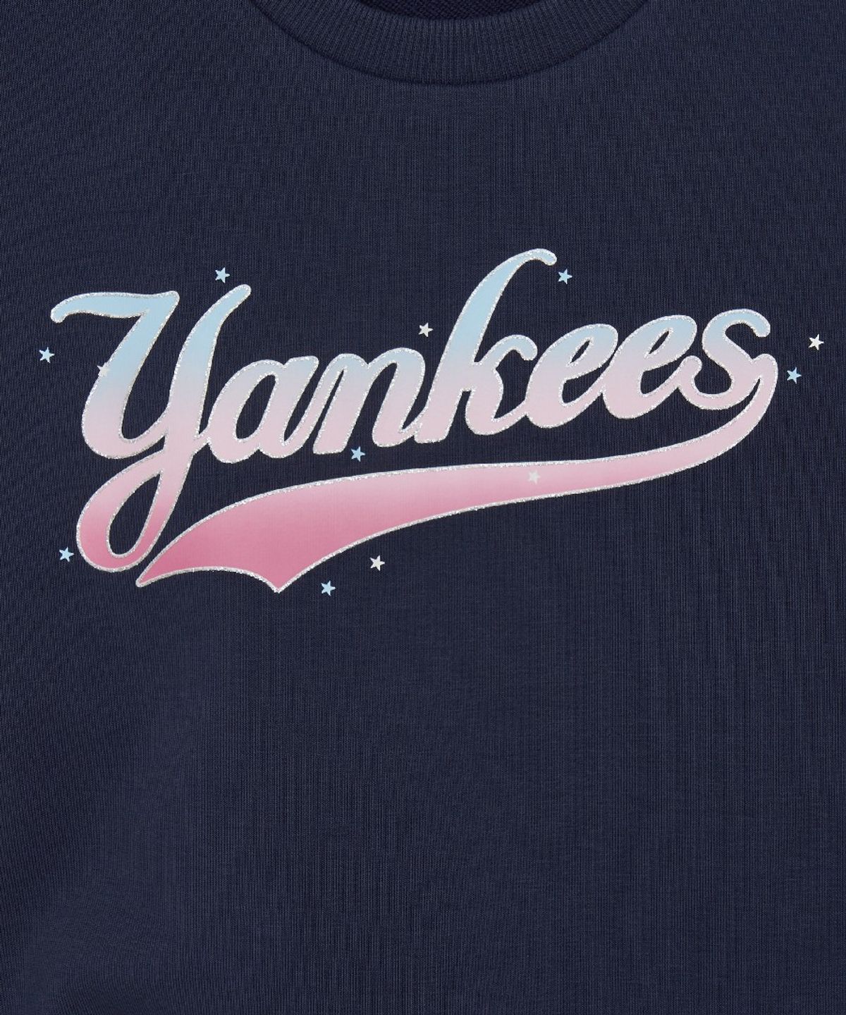 엠엘비 키즈(MLB KIDS) 스포티브 걸즈 맨투맨 NY (Navy)