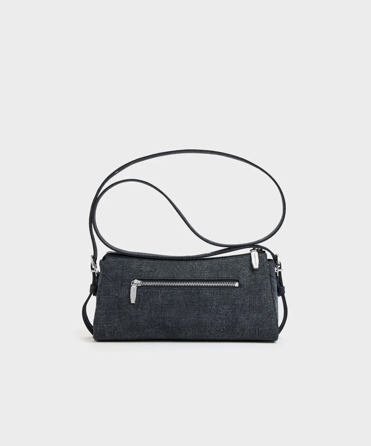 찰스앤키스(CHARLES & KEITH) 레이첼 데님 프론트 포켓 체인 숄더백 CK2-20160191-A