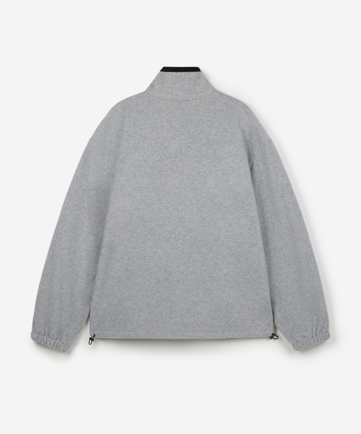 티엔지티(TNGT) Oversized Fleece Zip-Up Jacket (Light Grey) TNJU6F110G2