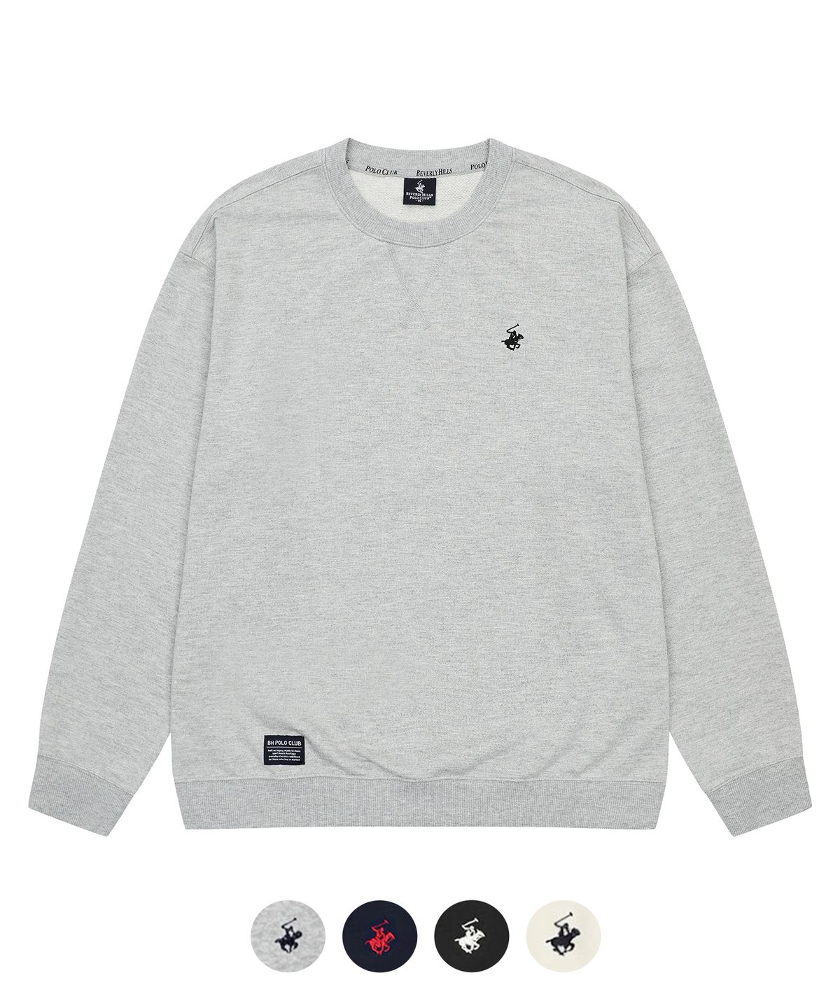 비버리힐스 폴로클럽(BHPOLOCLUB) 여성 시그니처 베이직 로고 맨투맨 4Color TS168