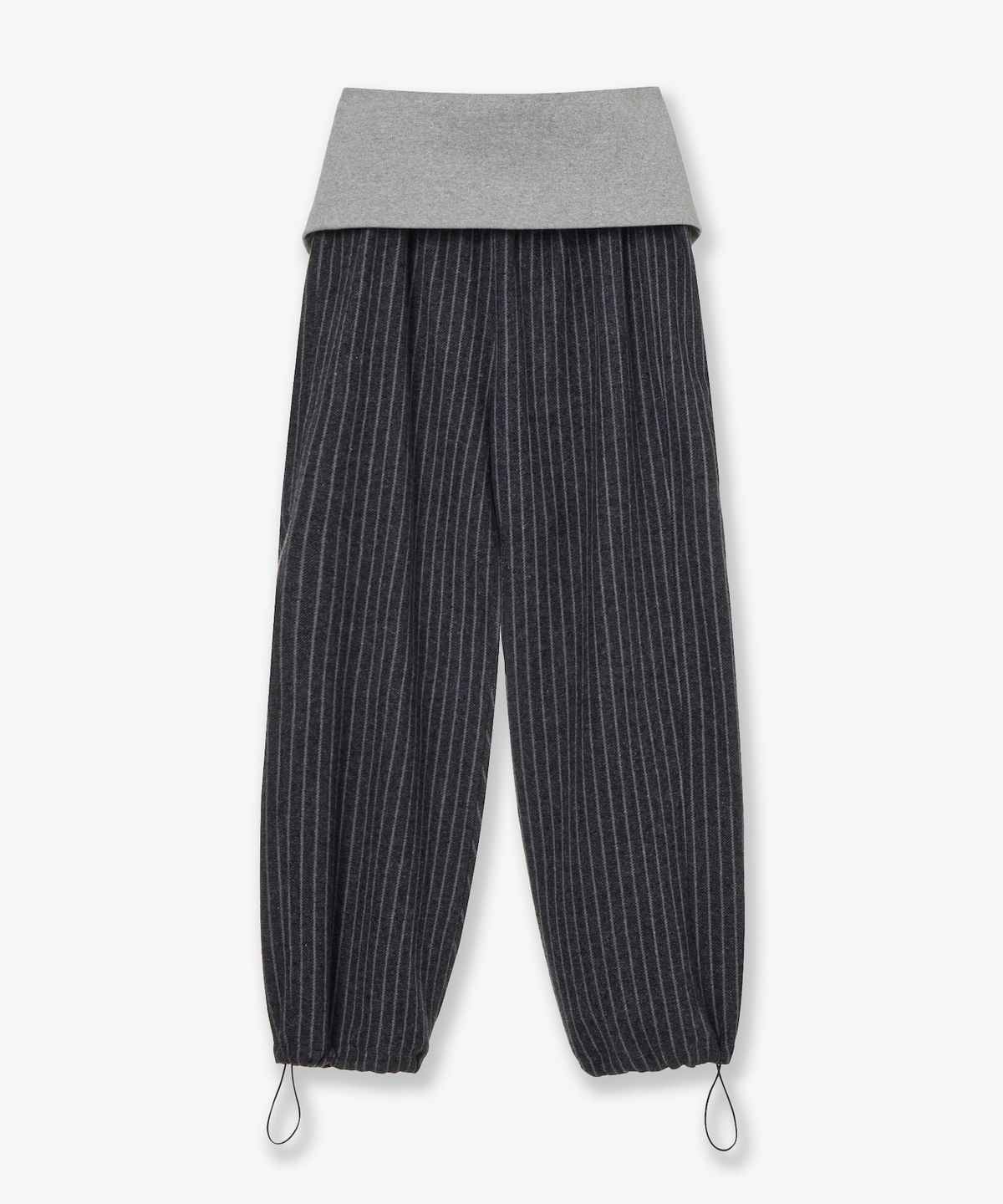 에이이에이이(AEAE) FOLDED EASY PANTS [CHARCOAL]