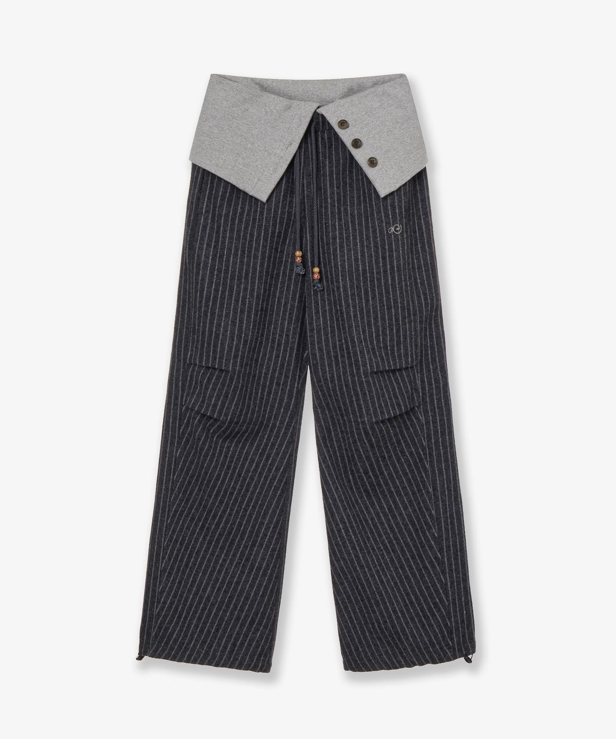 에이이에이이(AEAE) FOLDED EASY PANTS [CHARCOAL]