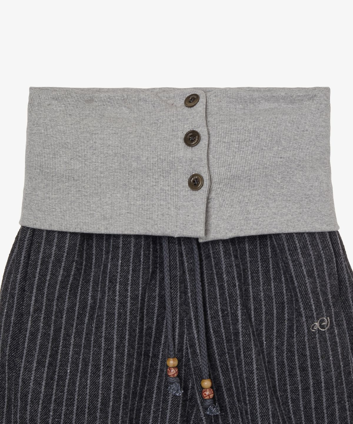 에이이에이이(AEAE) FOLDED EASY PANTS [CHARCOAL]