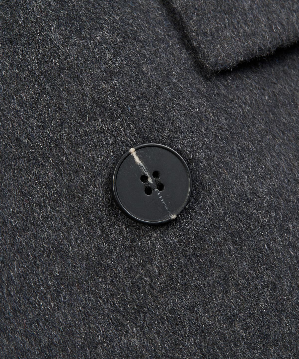 엑스컨테이너(EXCONTAINER) 테일러드 더블 롱 코트 (CHARCOAL)