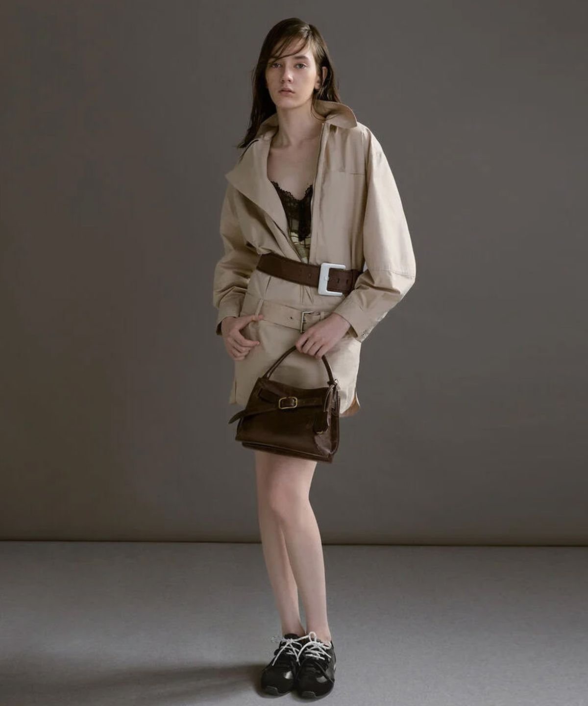 찰스앤키스(CHARLES & KEITH) 제이스 레더 & 스웨이드 스니커즈 3colors SL1-71650003-1