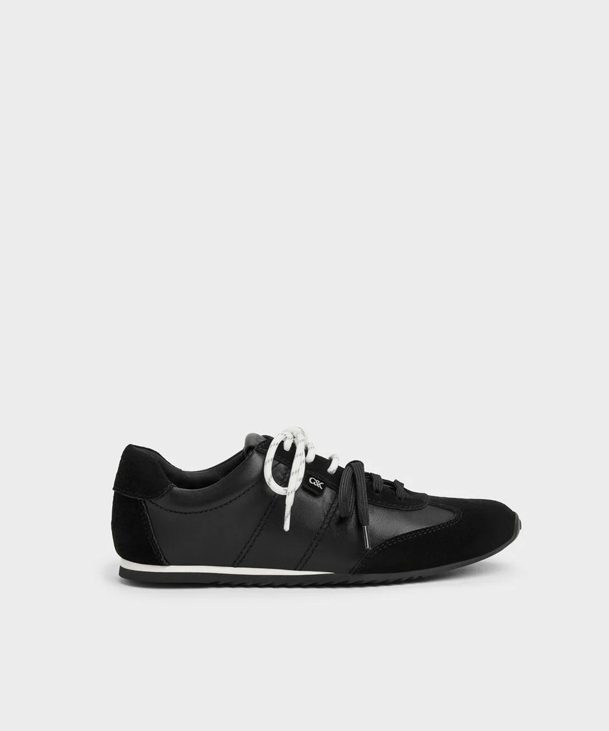 찰스앤키스(CHARLES & KEITH) 제이스 레더 & 스웨이드 스니커즈 3colors SL1-71650003-1