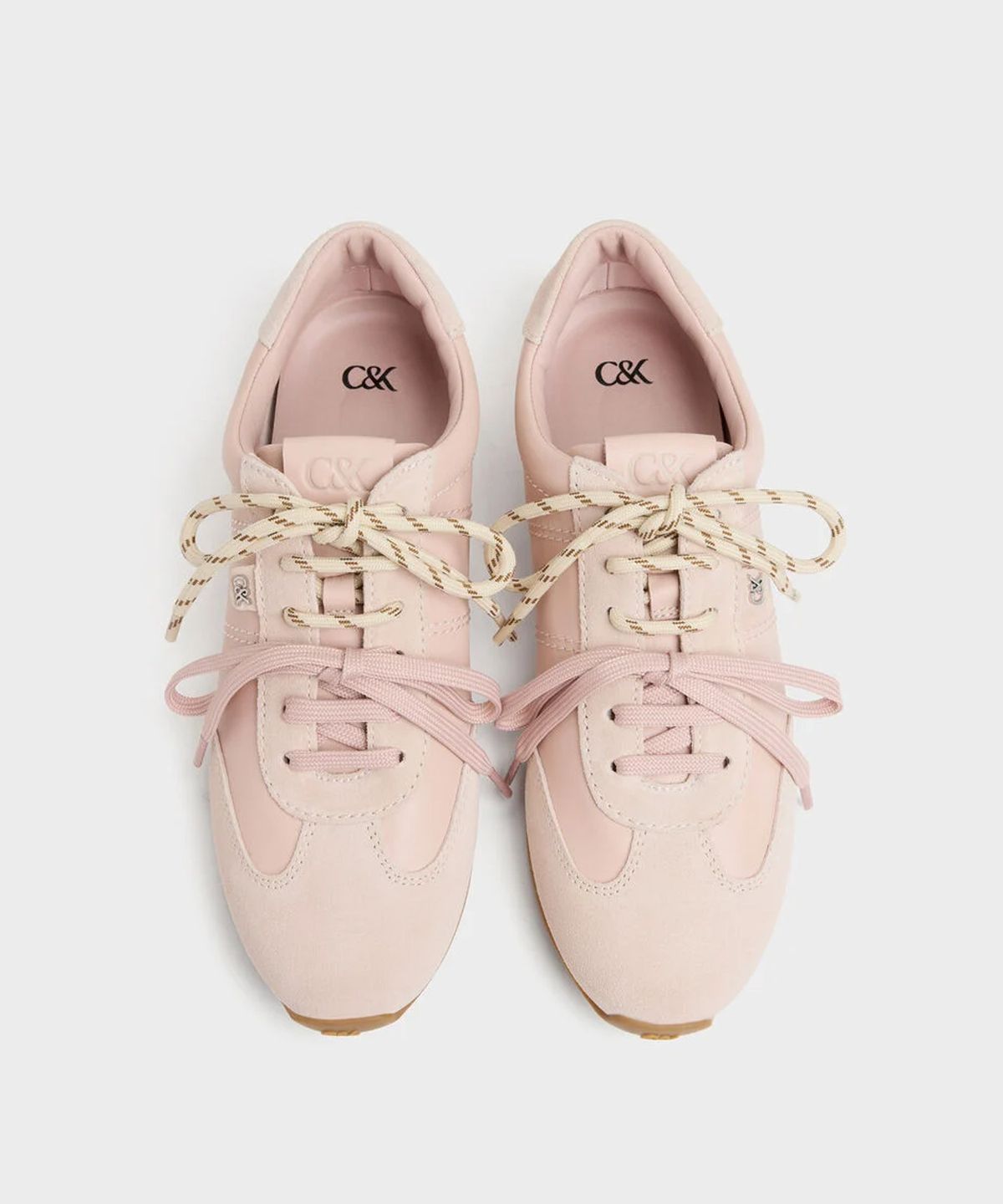 찰스앤키스(CHARLES & KEITH) 제이스 레더 & 스웨이드 스니커즈 3colors SL1-71650003-1