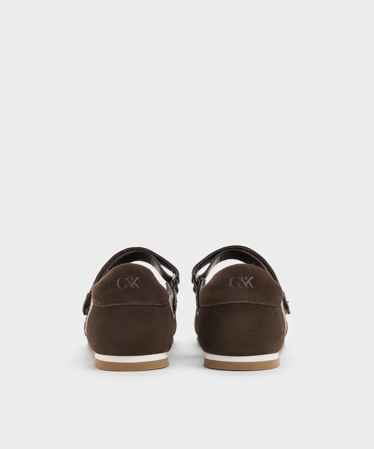 찰스앤키스(CHARLES & KEITH) 제이스 레더 & 스웨이드 메리제인 스니커즈 2colors SL1-71650004-1