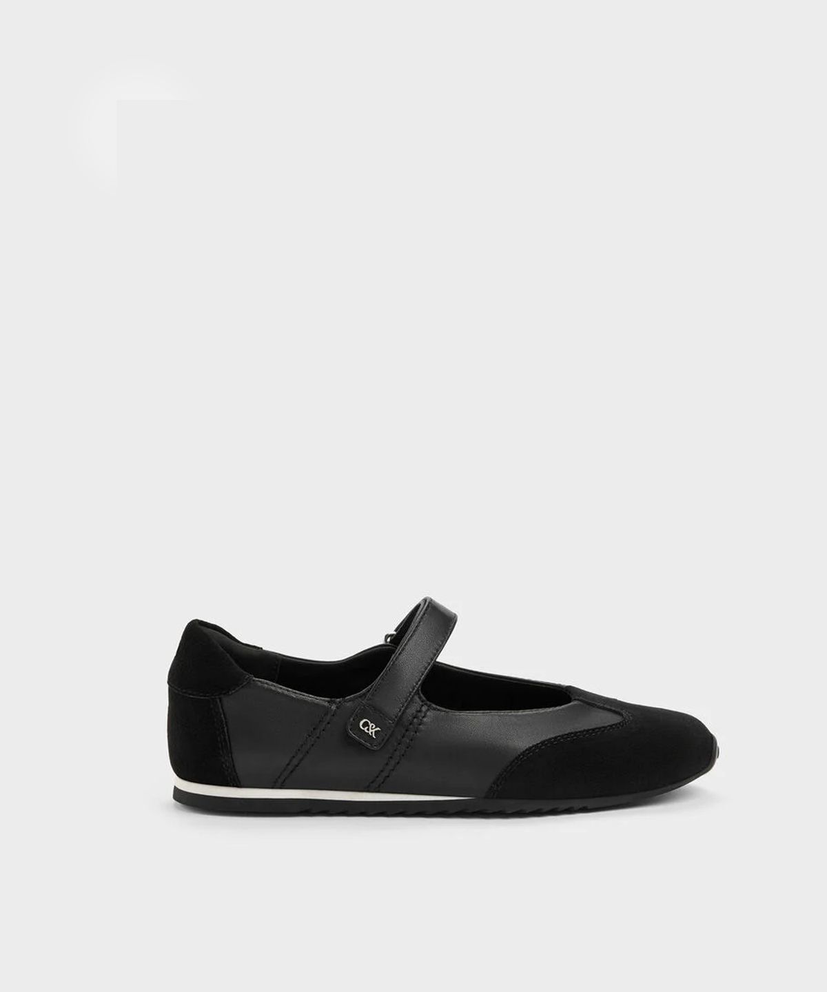 찰스앤키스(CHARLES & KEITH) 제이스 레더 & 스웨이드 메리제인 스니커즈 2colors SL1-71650004-1