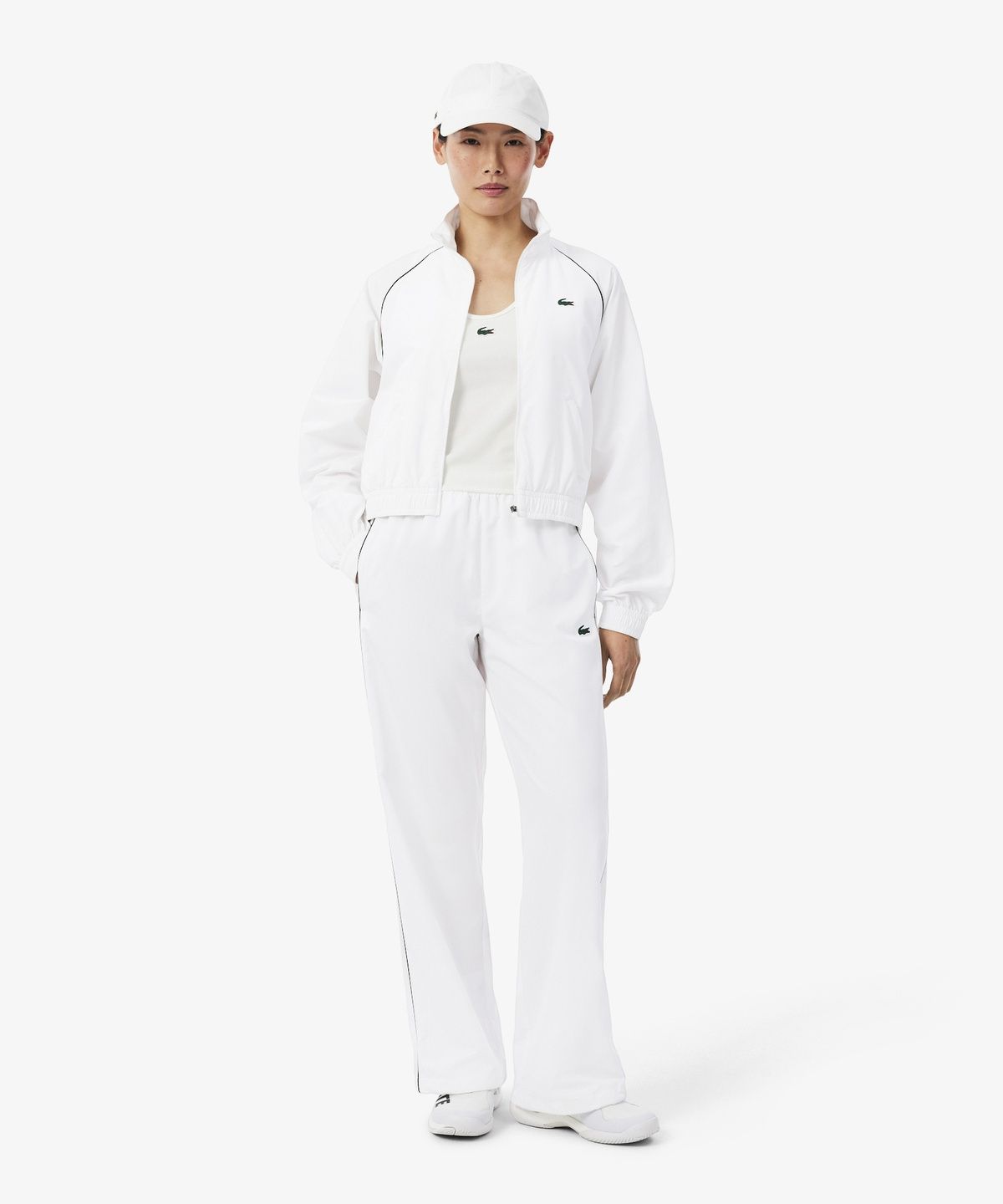 라코스테(LACOSTE) 여성 트레이닝 와이드 트랙팬츠 XF6619-56N AU8