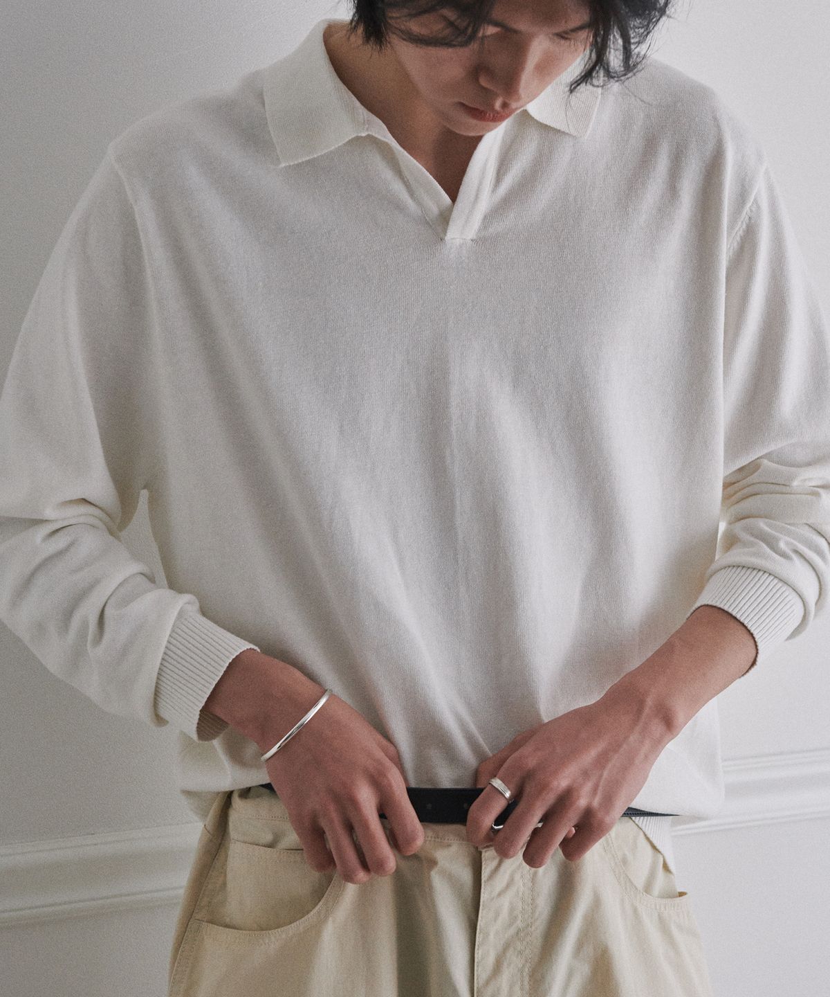 베흐트(VERTE) [Mens] Huit.803 / flat bangle bracelet