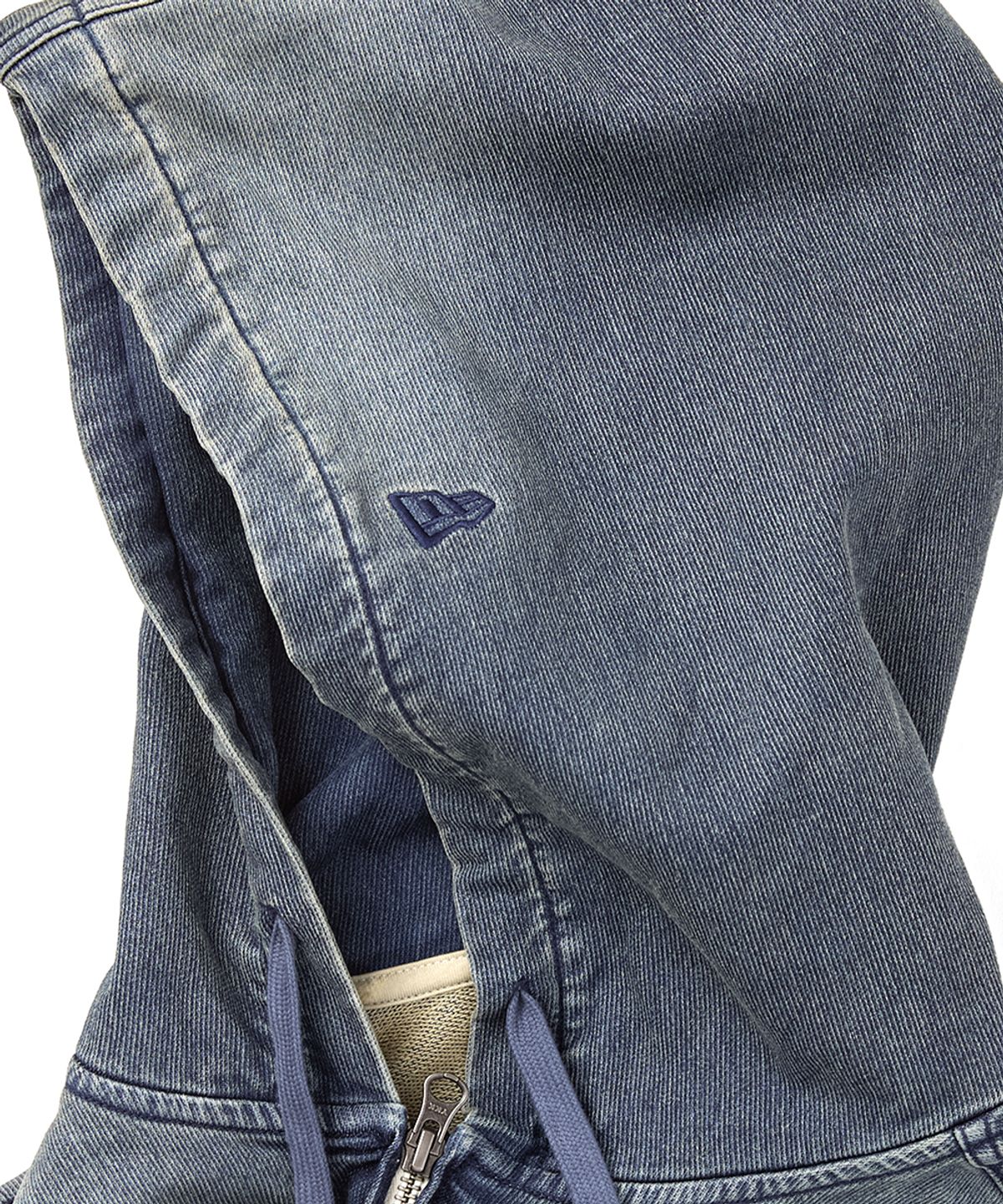 예스아이씨(YESEYESEE) YESEYESEE X NEWERA Washed Zip up Hoodie Indigo