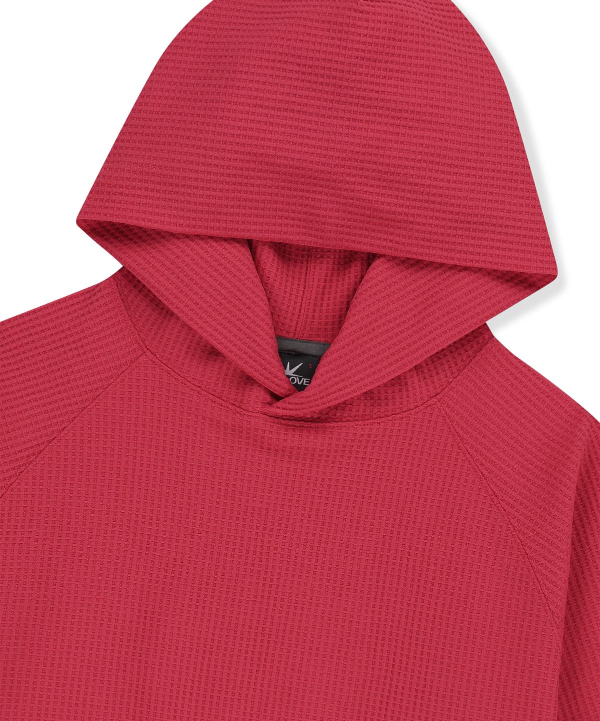 썬러브투어(SUNLOVETOUR) Aero Waffle Hoodie Red