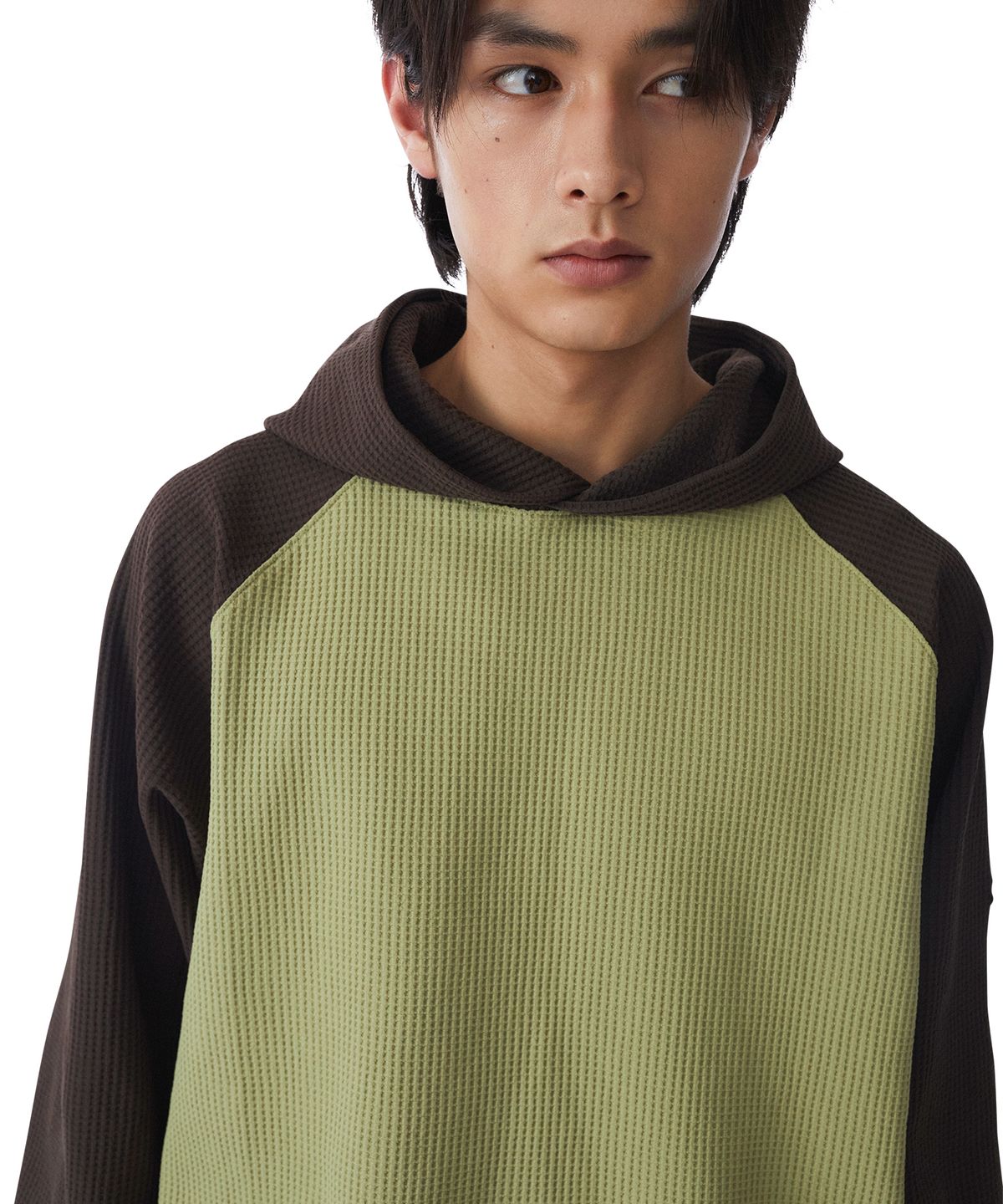 썬러브투어(SUNLOVETOUR) Aero Waffle Hoodie Red