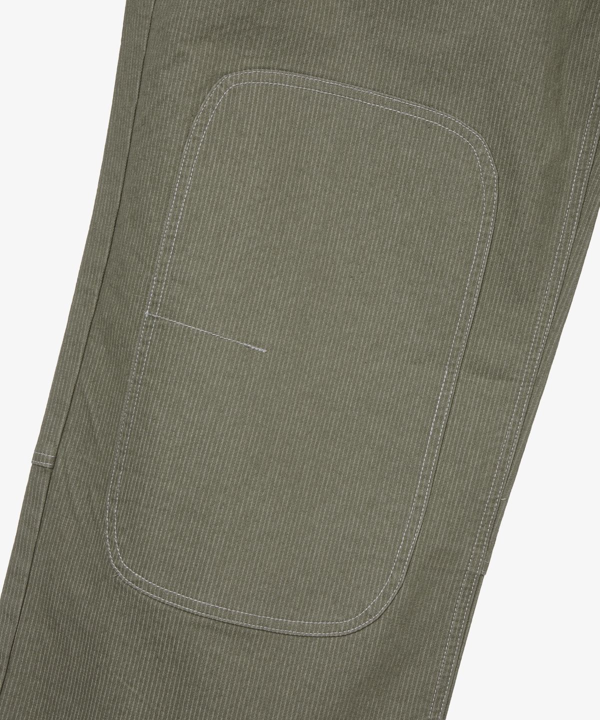 에이이에이이(AEAE) STRIPE WORK PANTS [OLIVE]