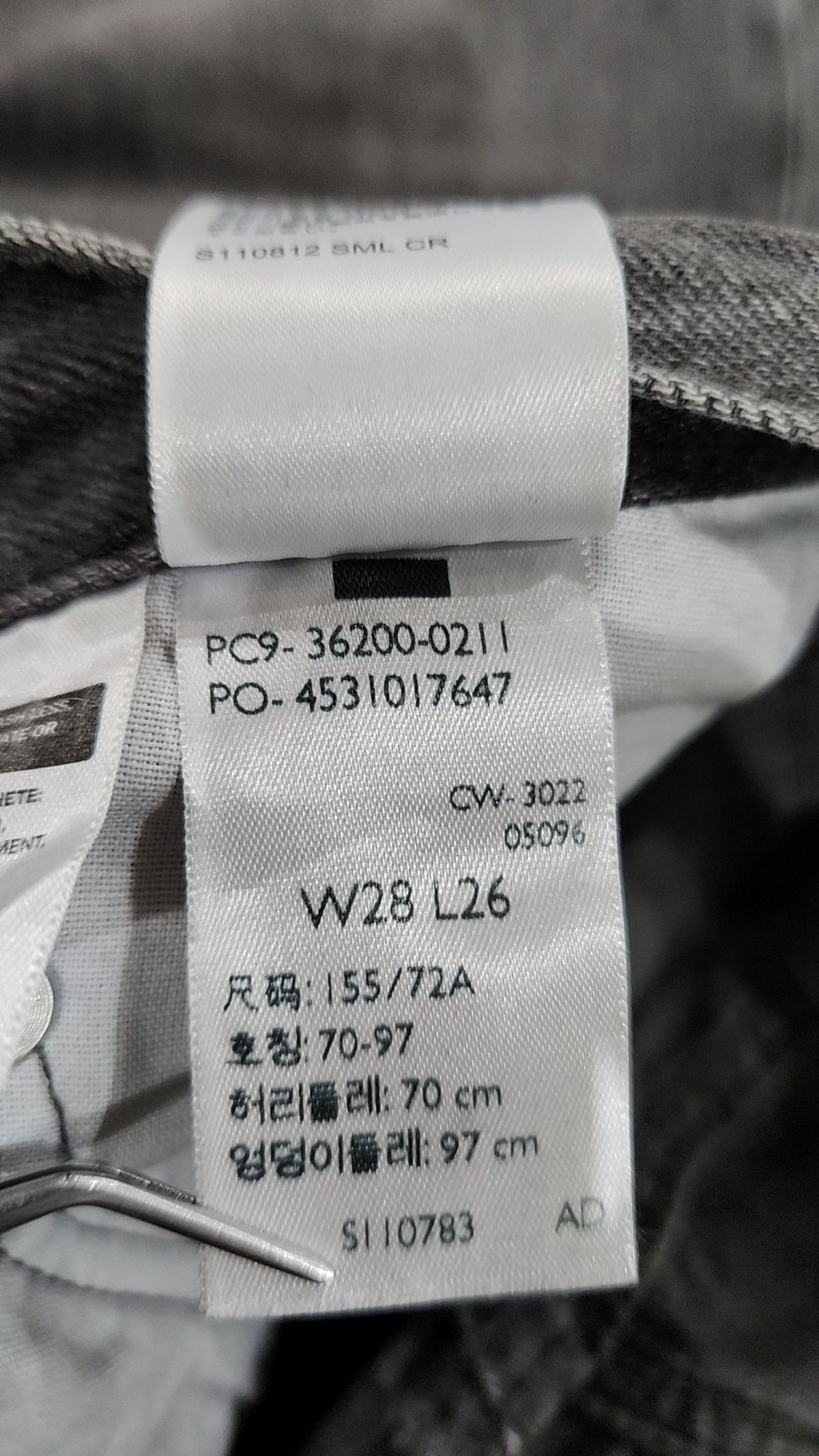 리바이스(LEVI'S) 501 오리지널 크롭 진_36200-0211 28