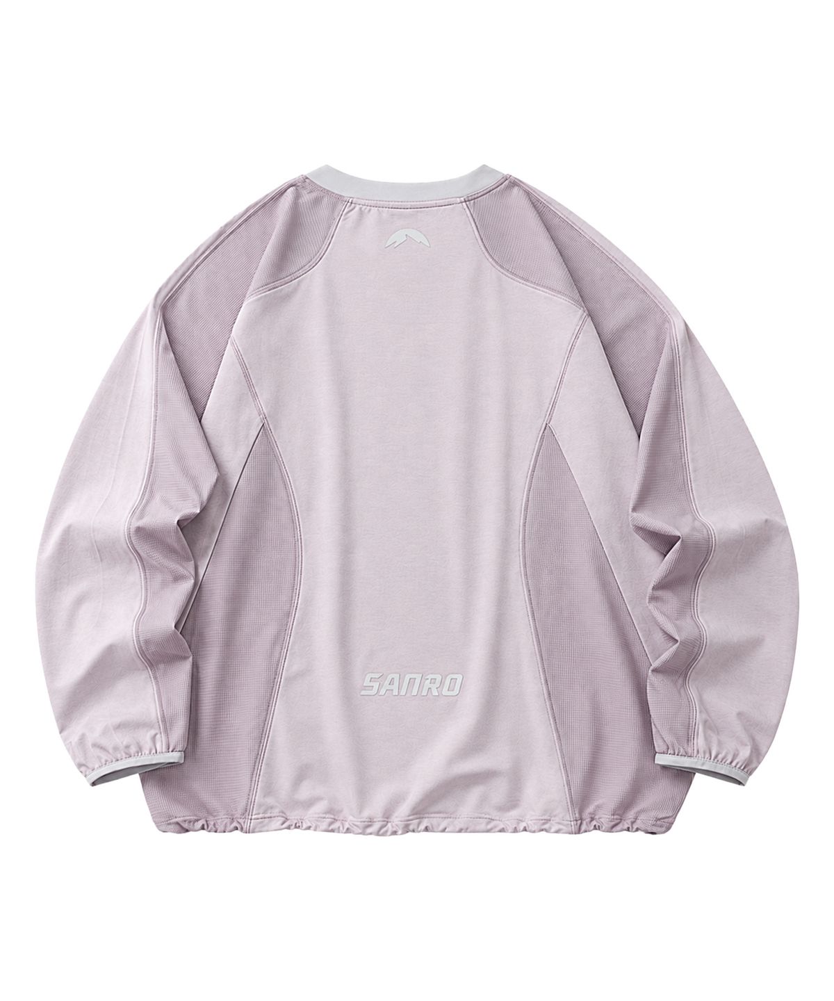 산로(SANRO) [UNISEX] 퀵드라이 리플렉티브 프린트 풀오버 티 - 인디핑크