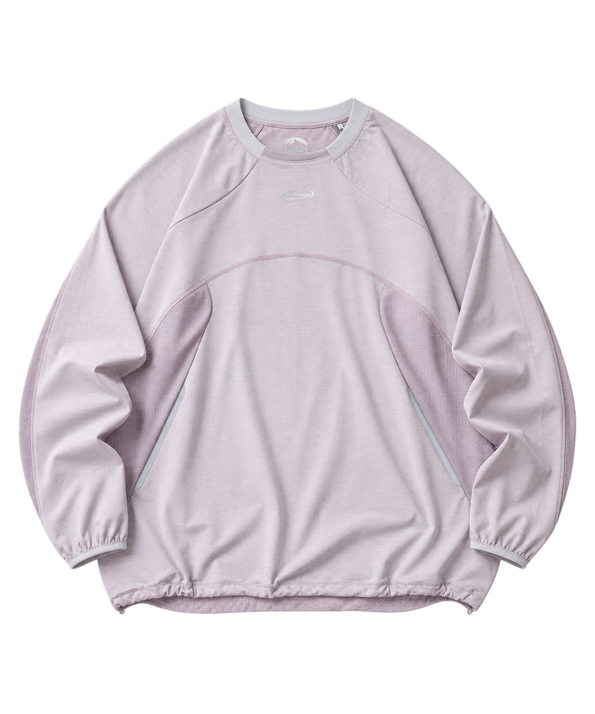 산로(SANRO) [UNISEX] 퀵드라이 리플렉티브 프린트 풀오버 티 - 인디핑크