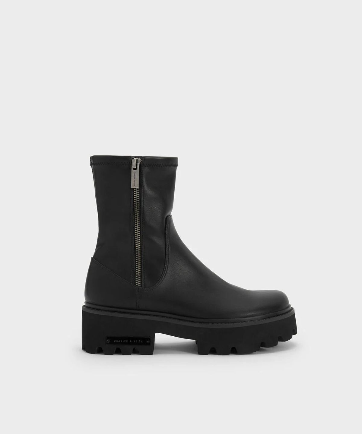 찰스앤키스(CHARLES & KEITH) 이모젠 청키 앵클 부츠 2colors CK1-90580141-1