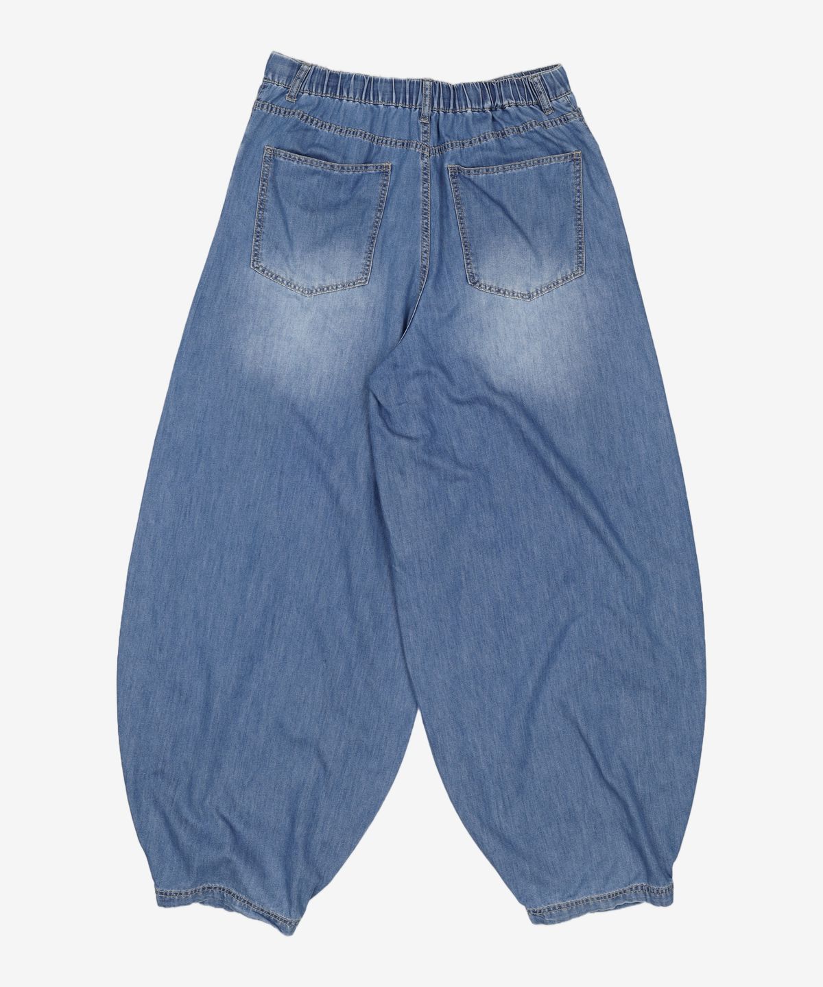 기철(KICHUL) SUMMER VACATION BALLOON PANTS (MID BLUE) L