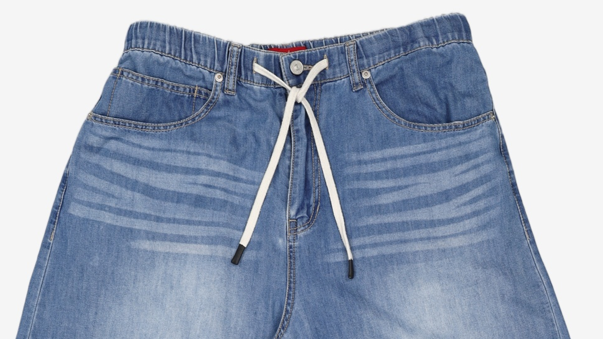 기철(KICHUL) SUMMER VACATION BALLOON PANTS (MID BLUE) L