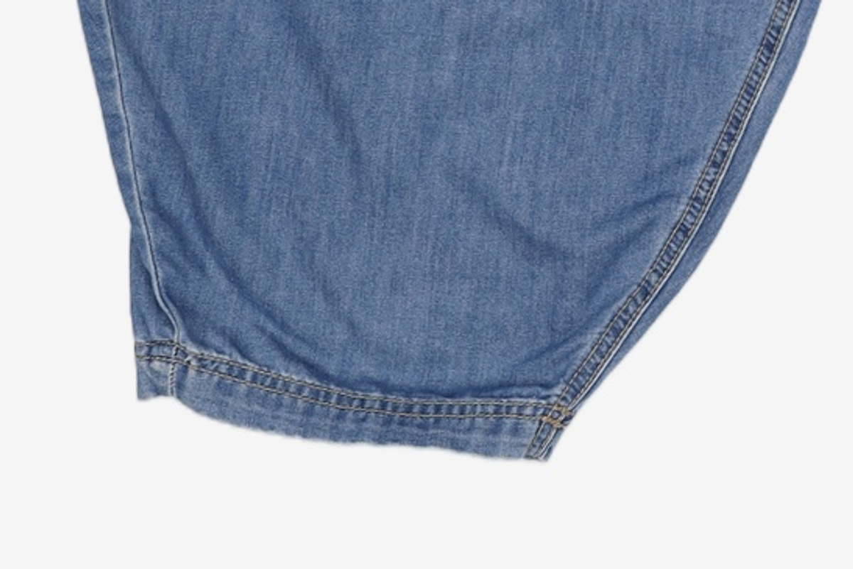 기철(KICHUL) SUMMER VACATION BALLOON PANTS (MID BLUE) L