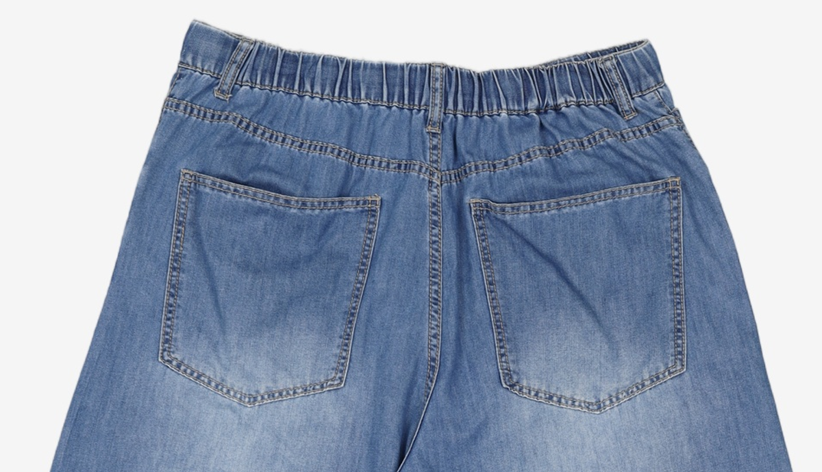 기철(KICHUL) SUMMER VACATION BALLOON PANTS (MID BLUE) L
