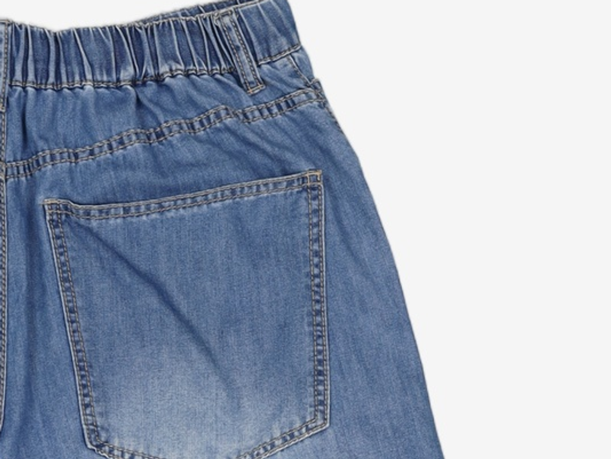 기철(KICHUL) SUMMER VACATION BALLOON PANTS (MID BLUE) L